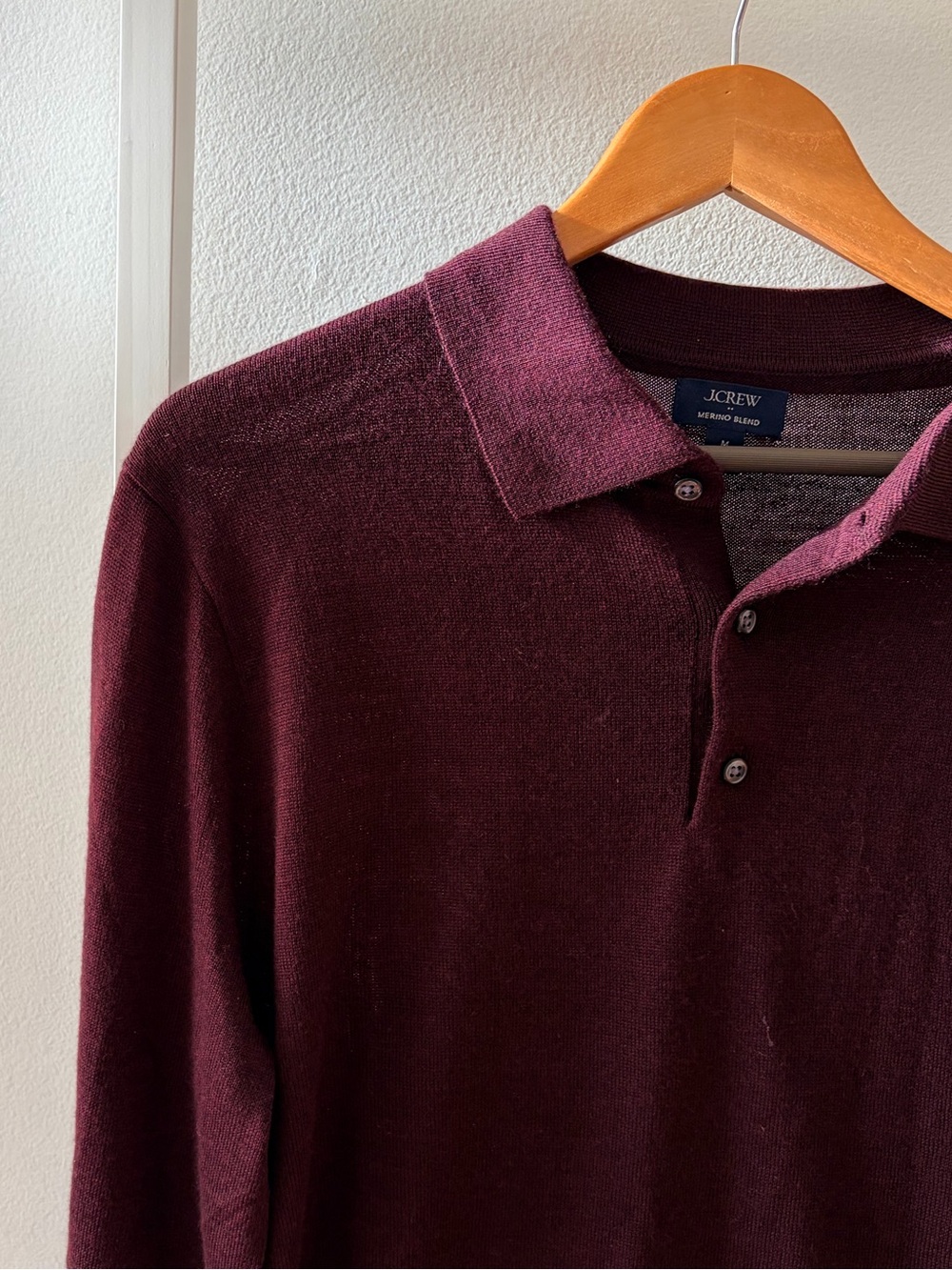 Men’s J.‎ Crew Merino Blend Polo Sweater - Picture 2 of 3
